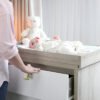 Cómoda de bebe modena blanco y artiko