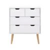 Cómoda Shavan 4 Cajones Blanco