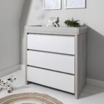 Cómoda Cambiador Para Bebé Modena 3 Cajones