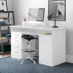 Escritorio Caneto 4 Cajones y 1 Gabinete