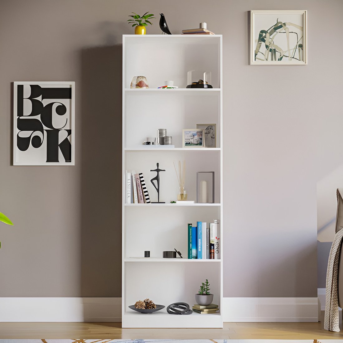 Estante Modular Decorativo Roone Blanco