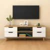 Mueble para TV Dakota blanco y duna
