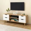Mueble para TV Dakota blanco y duna