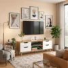 Mueble para TV Dakota blanco y duna