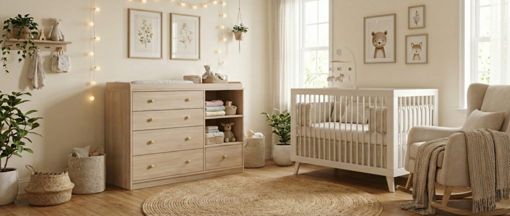 Cómoda con Cambiador vs. Cómoda Tradicional: ¿Qué es más seguro para tu bebé? 1 Cómoda de bebe Amore Manzano