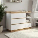 Cómoda Cambiador Para Bebé Lumen 4 Cajones