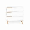 Cómoda Prisma 3 cajones blanco
