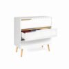 Cómoda Prisma 3 cajones blanco