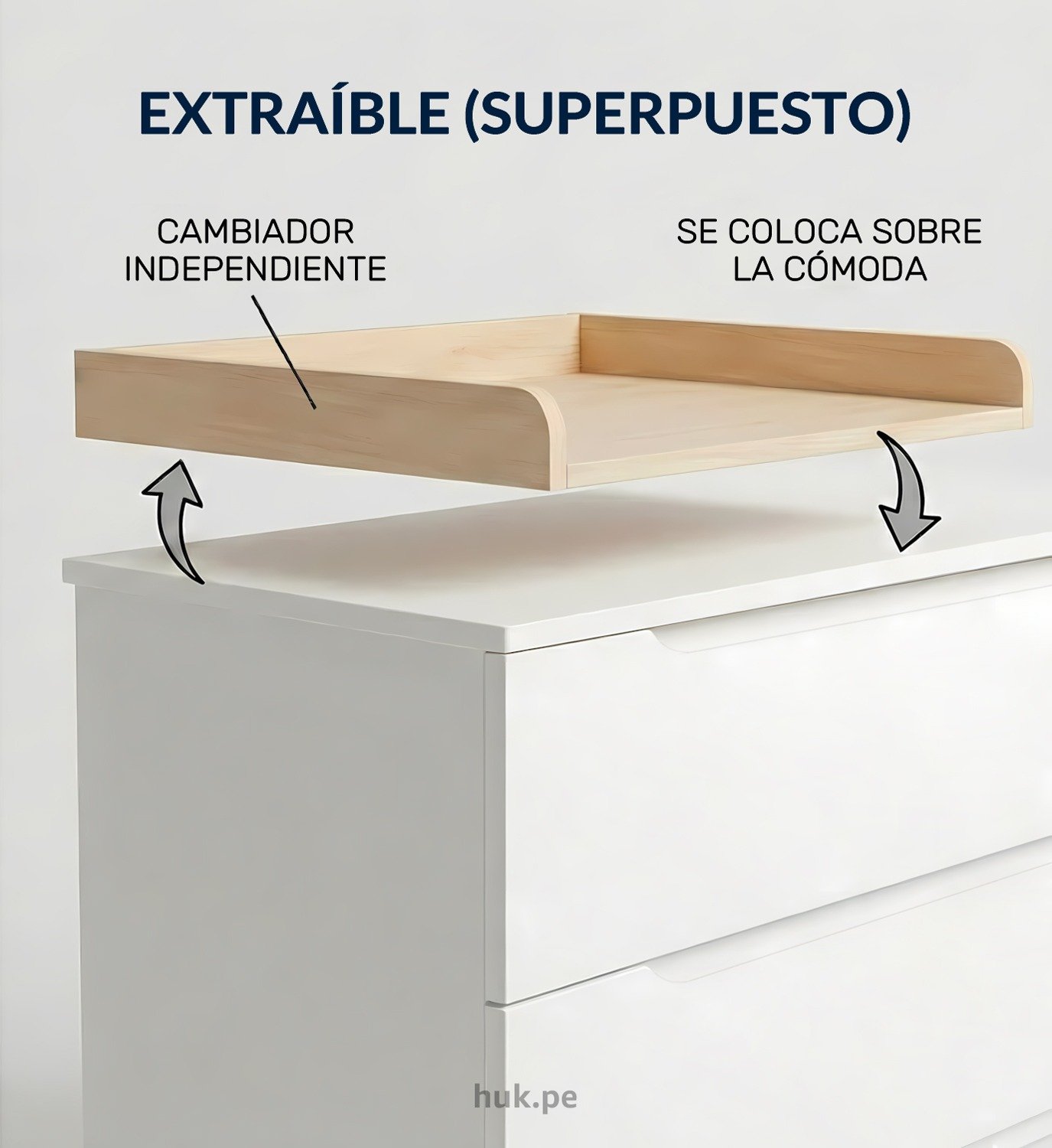 Cambiador extraíble Huk
