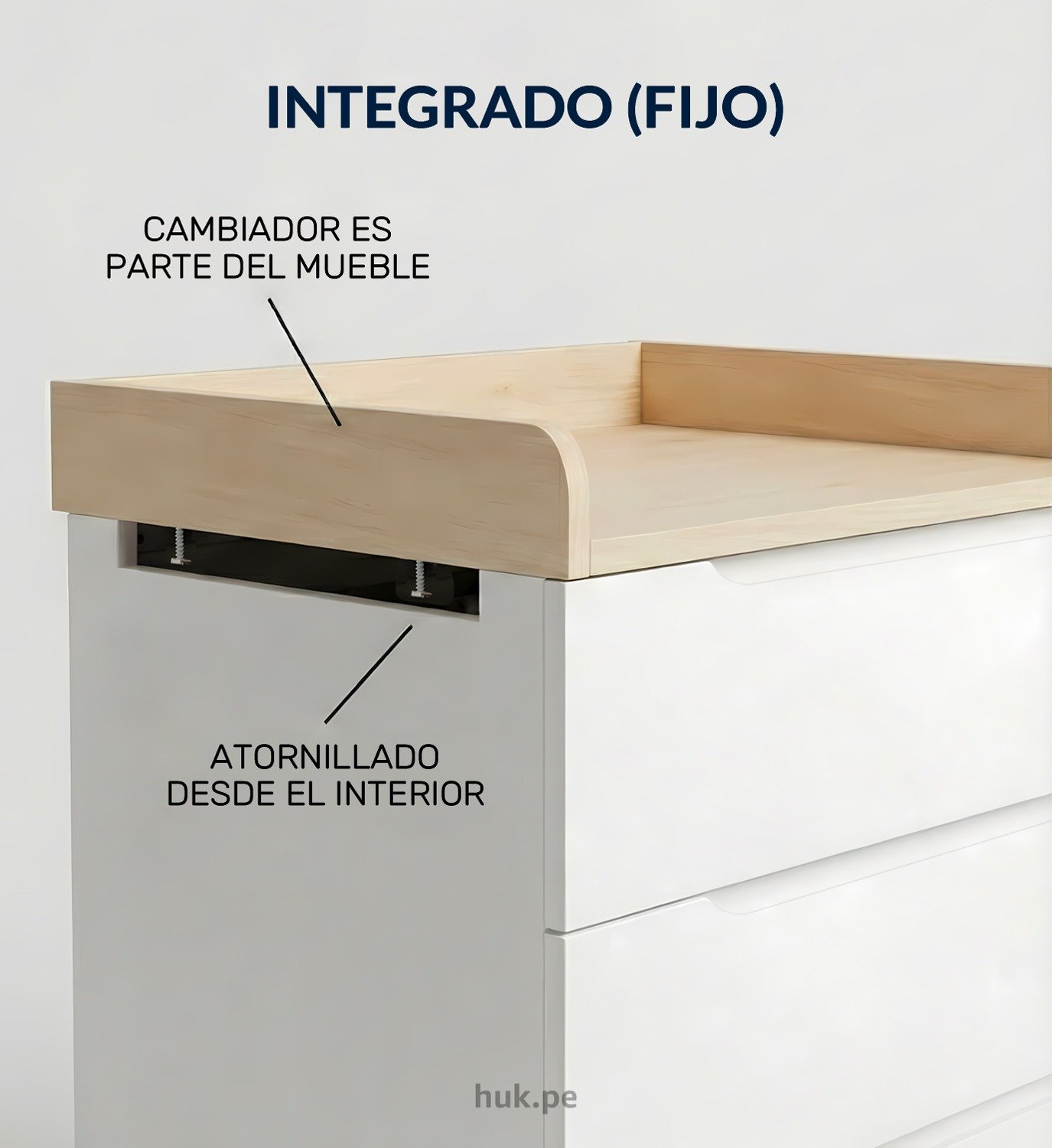 Cambiador integrado Huk