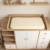 Cómoda para bebé Beluna blanco y duna