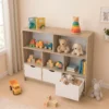 Juguetero Organizador Infantil Nunu Blanco y Duna